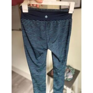 PrAna Leggings blue stripe‎ women's xs